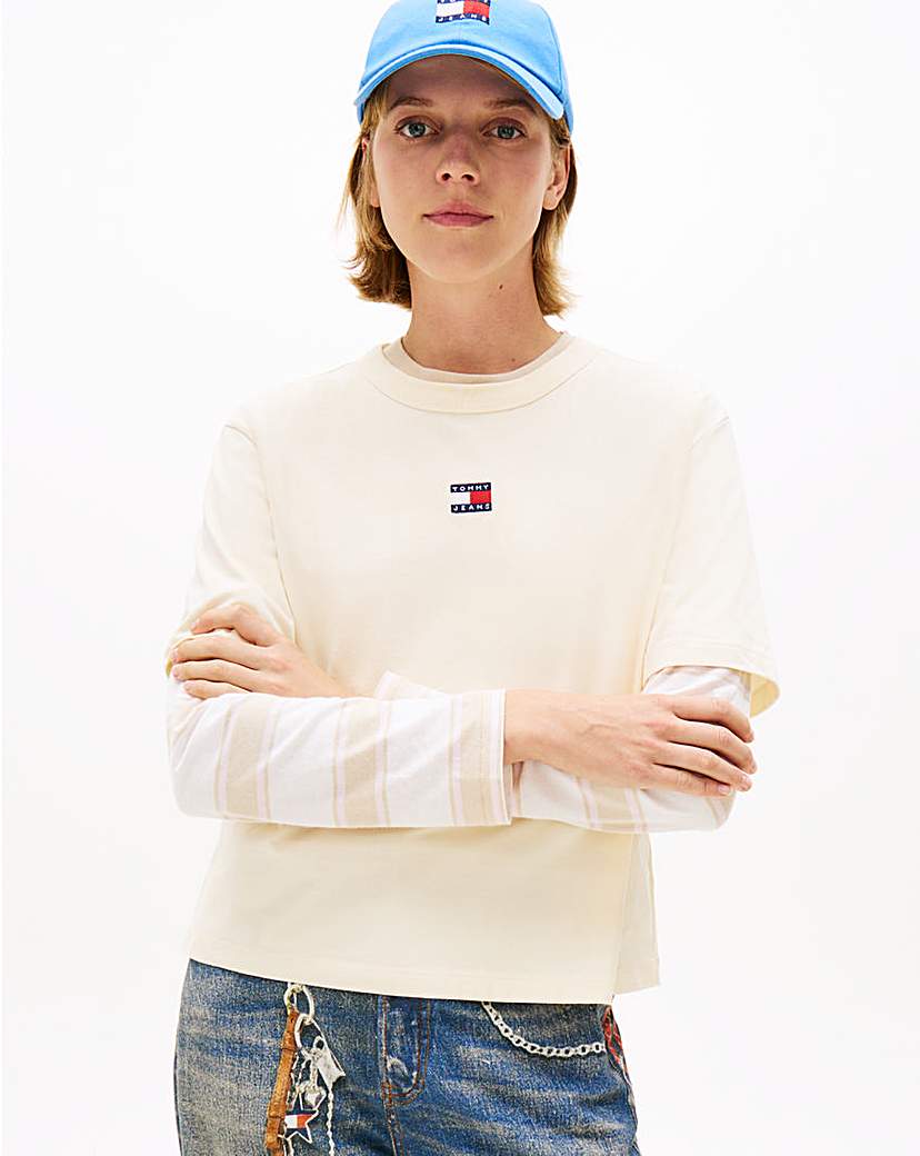 Tommy Jeans Yellow Boxy Tee - 2XL