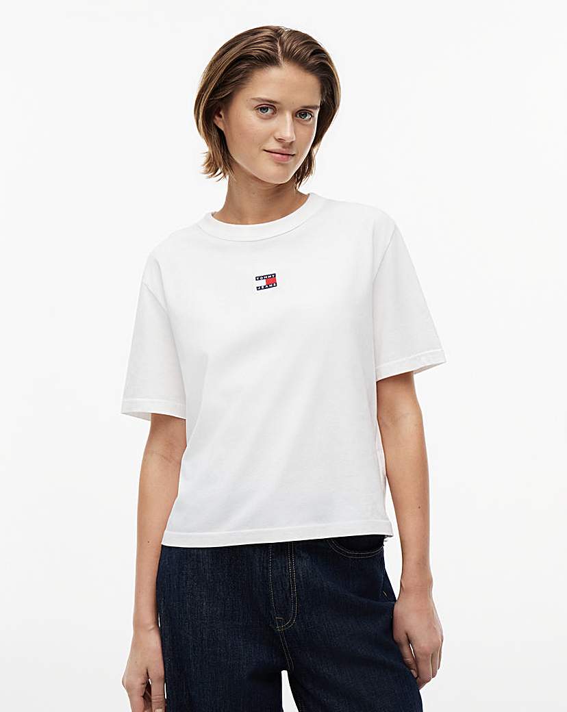 Tommy Jeans Cream Boxy Tee - 2XL