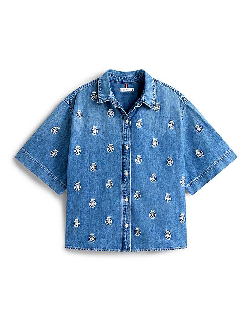 Tommy Hilfiger Blue Relax Shirt - Extra Small