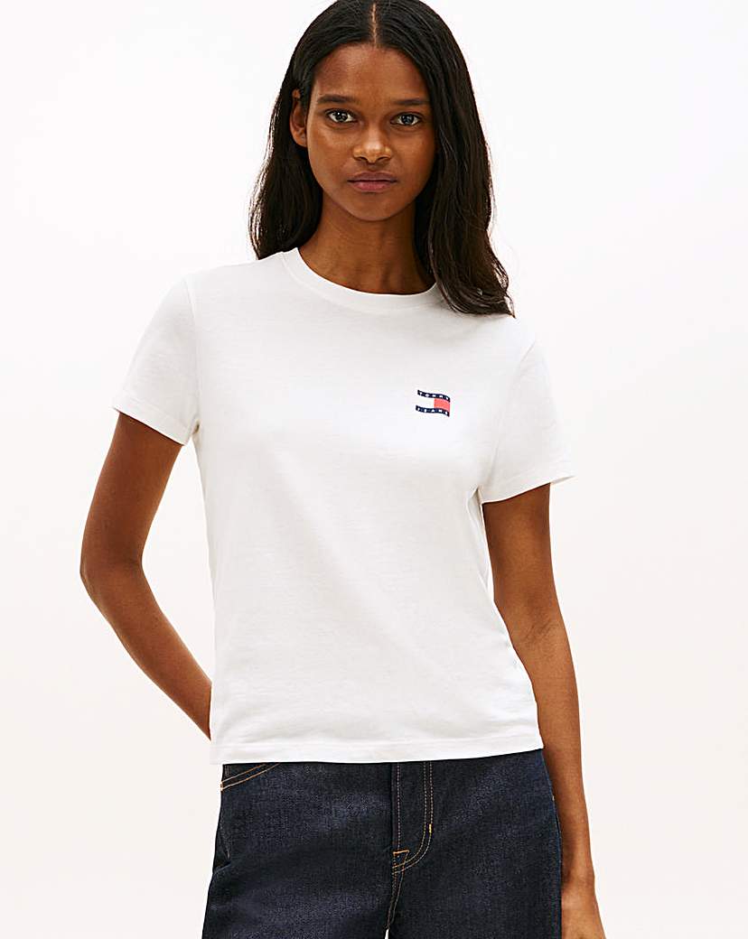 Tommy Jeans White Flag Tee - 2XL