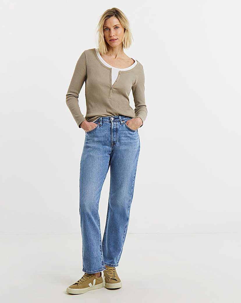 Levi's Light Wash 501 Curve Jean - 30 Leg - 33/30 33/30