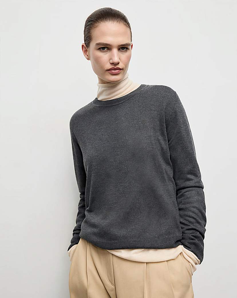 Mango Dark Grey Sweater - Extra Large