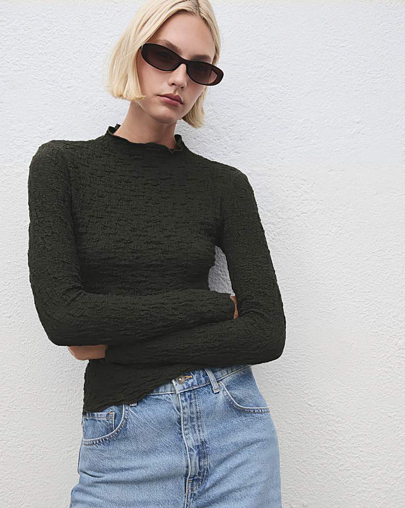 Mango Khaki Top - 1XL