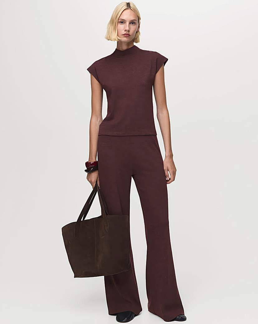 Mango Mock Neck T-Shirt