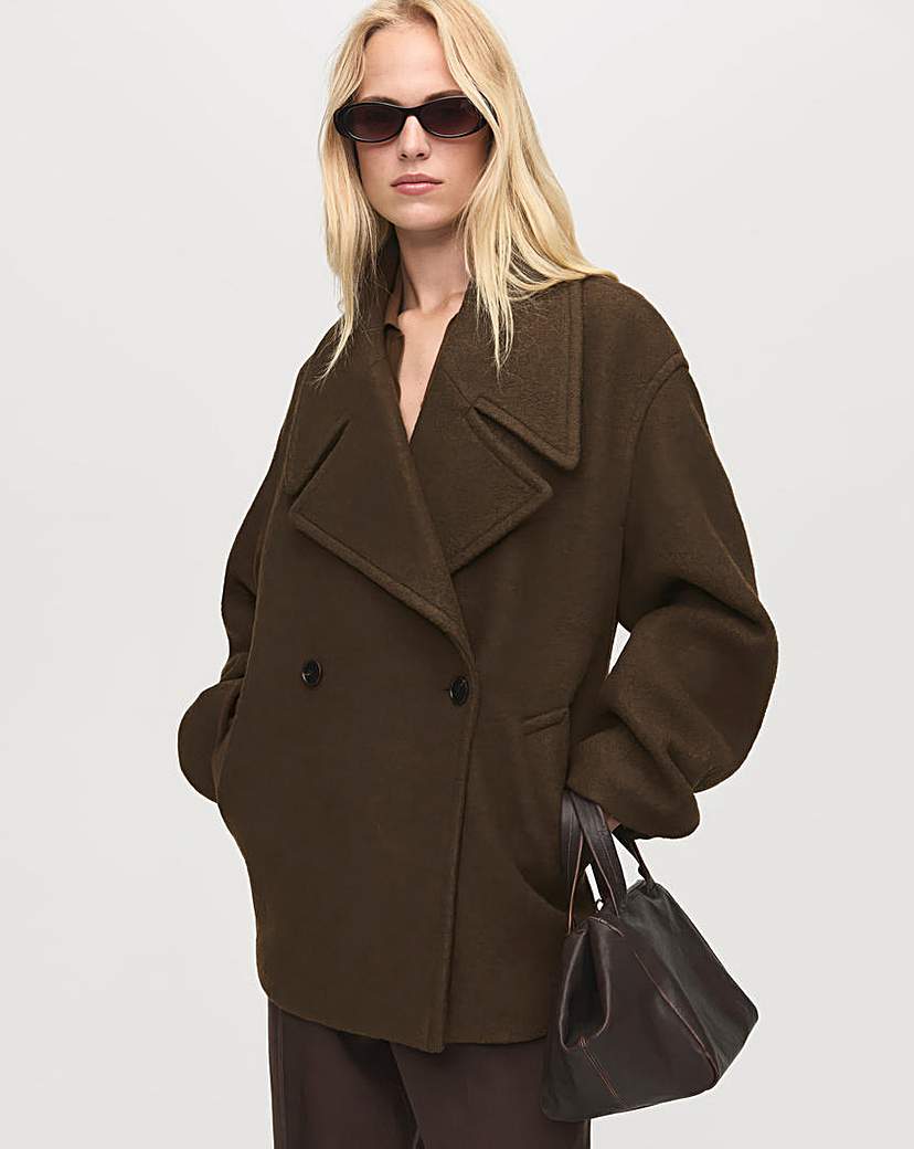 Mango Oversized Wool Coat