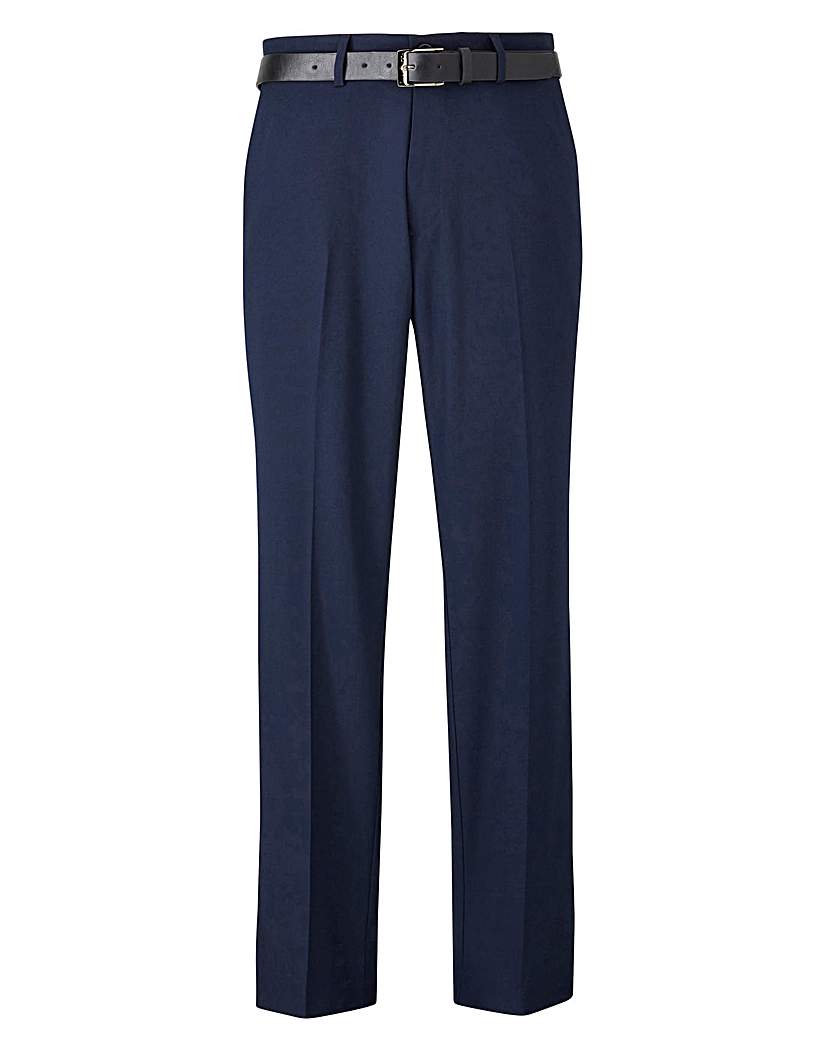 Image of Black Label Stretch Skinny Belt Trouser