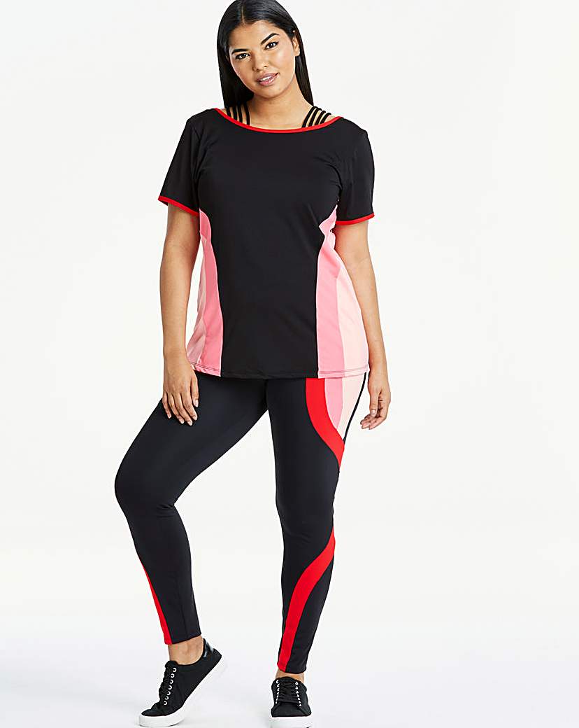 Image of Figleaves Curve Colour Block Legging