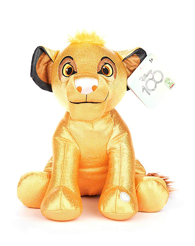 Image of Disney 100 Glitter Ball Simba Plush