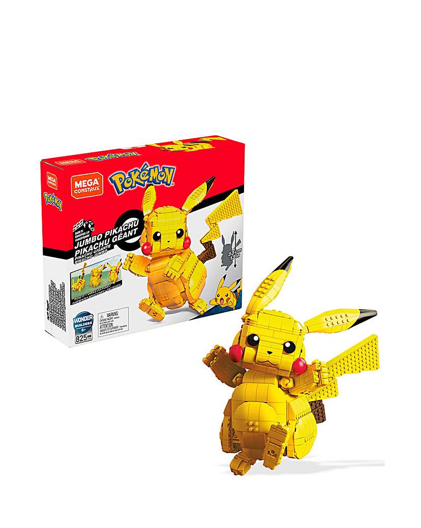 Image of Mega Construx Pokemon Jumbo Pikachu