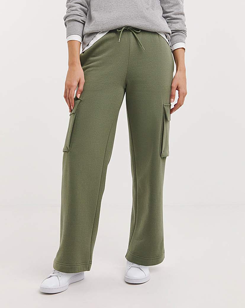 Khaki Cargo Joggers