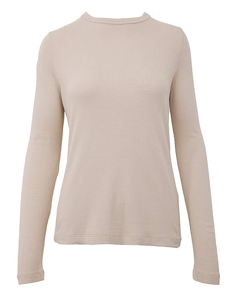 Anthology Almond Bamboo Jersey Tee