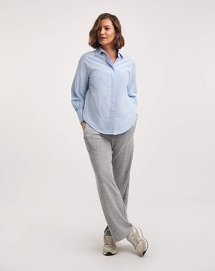 Grey Soft Touch Straight Leg Jogger