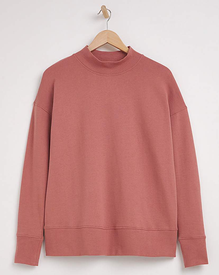 High Neck Sweatshirt