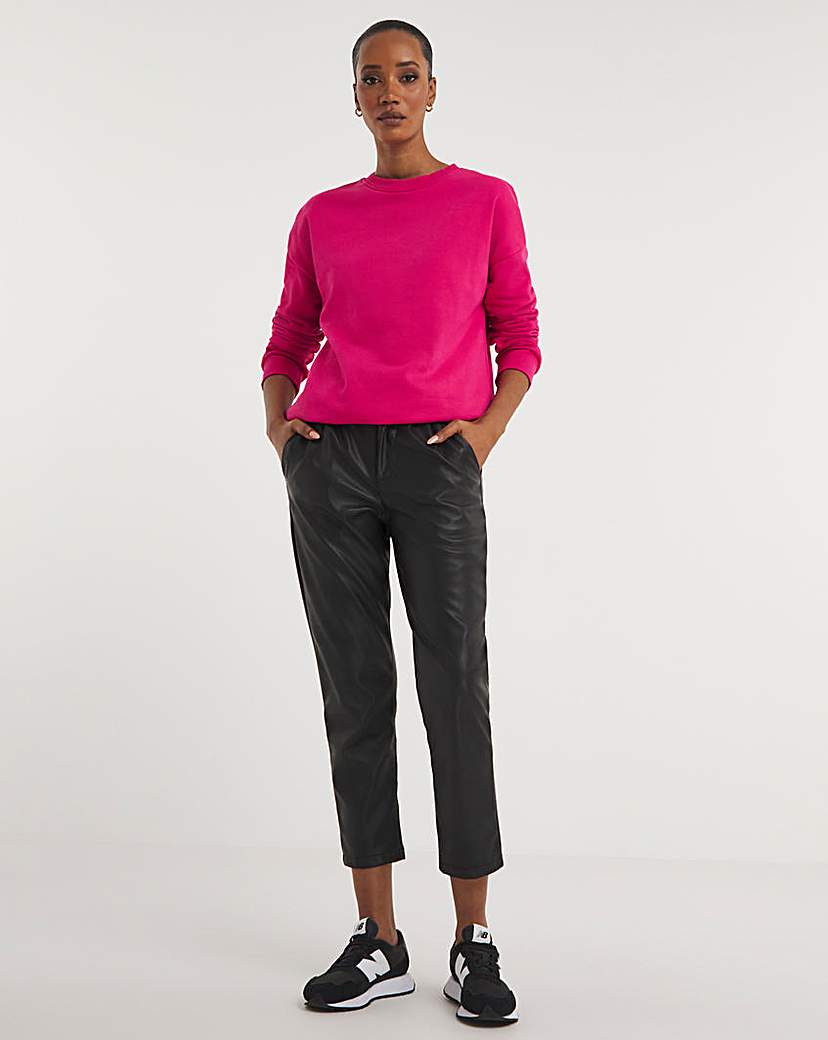 Ribbed Detail Sweat