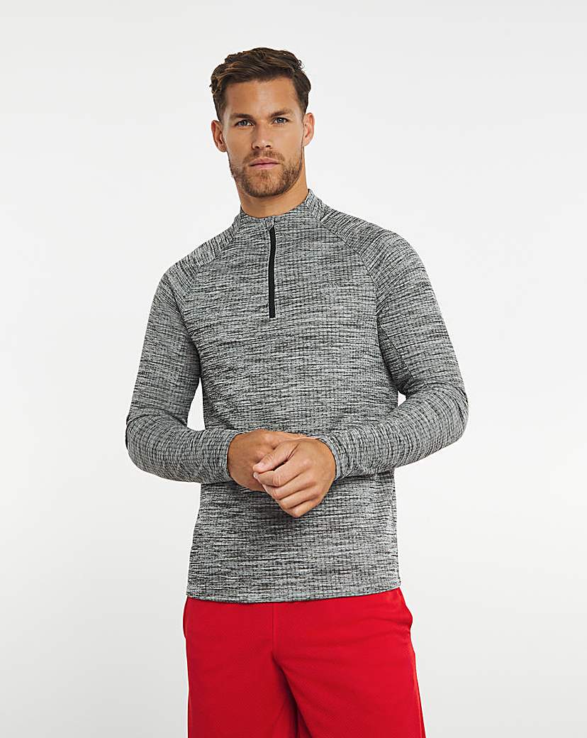 Active Grid Fleece Lined Track Top