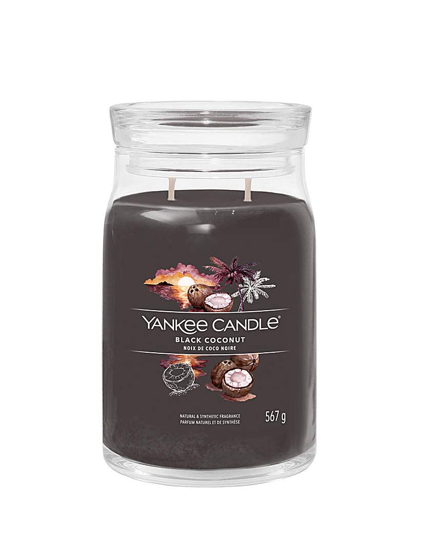 Yankee Candle Large Black Coconut