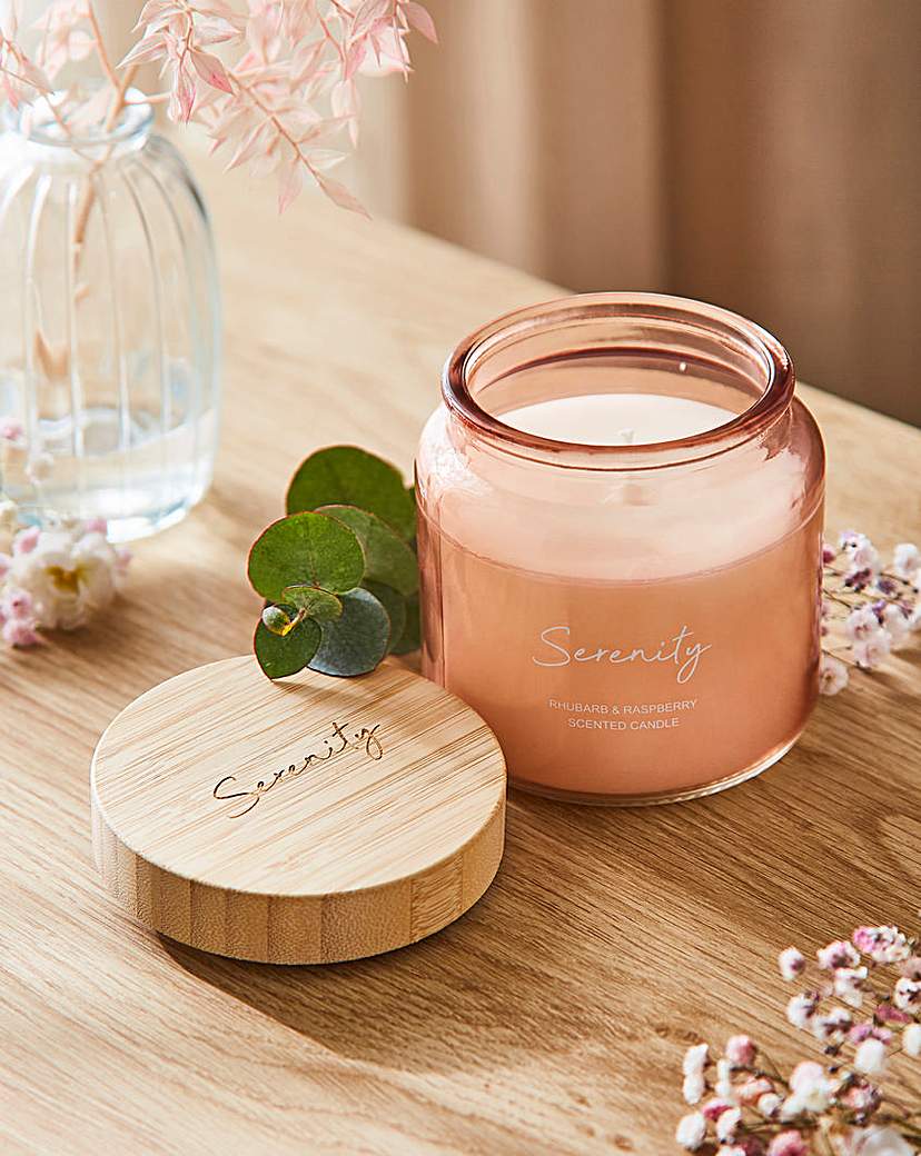 Serenity Rhubarb & Raspberry Candle