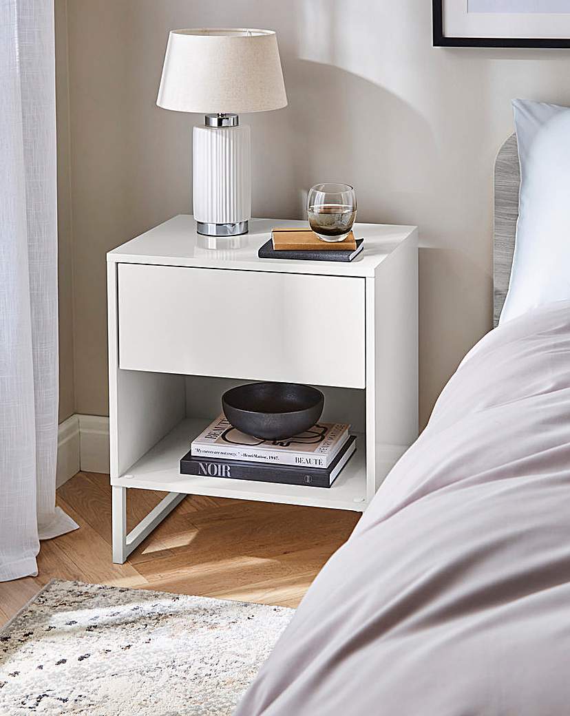 Bede High Gloss Side Table