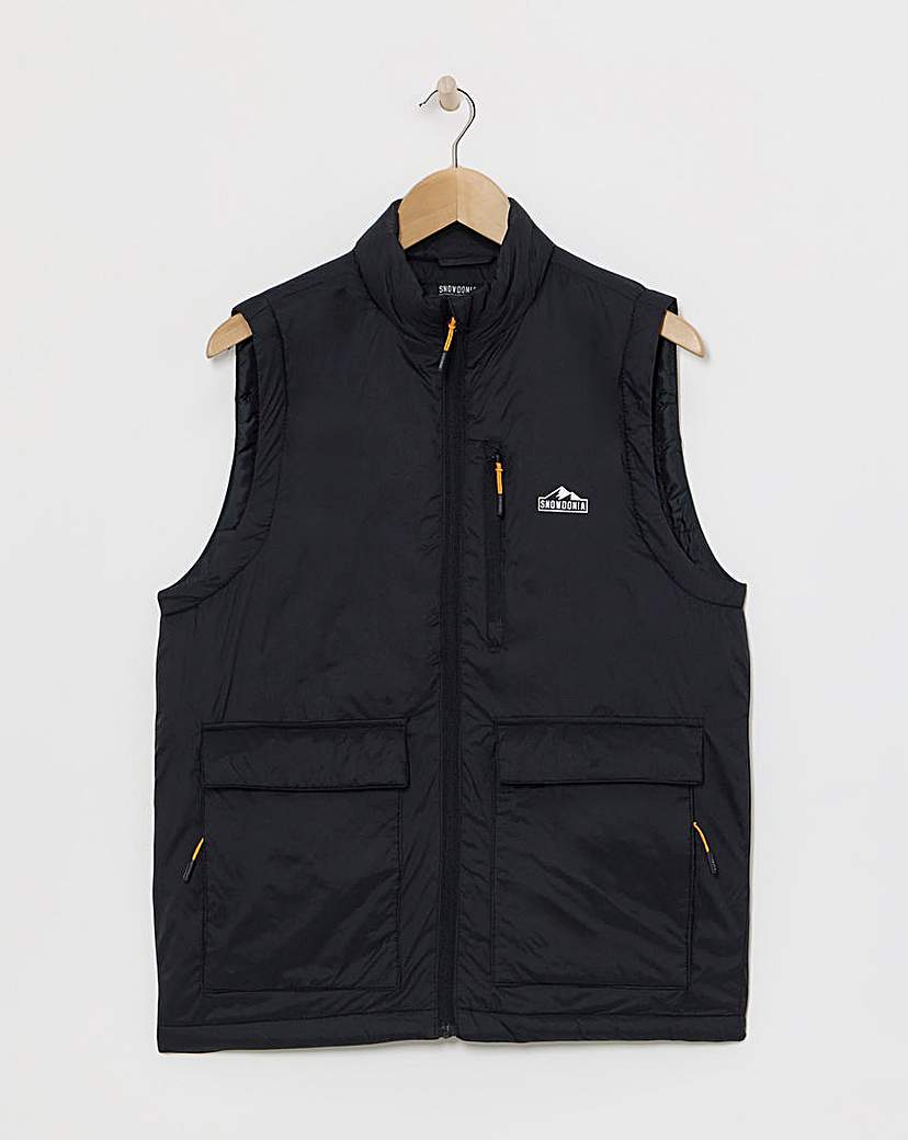 Snowdonia Showerproof Wadded Gilet Black Snowdonia Size …