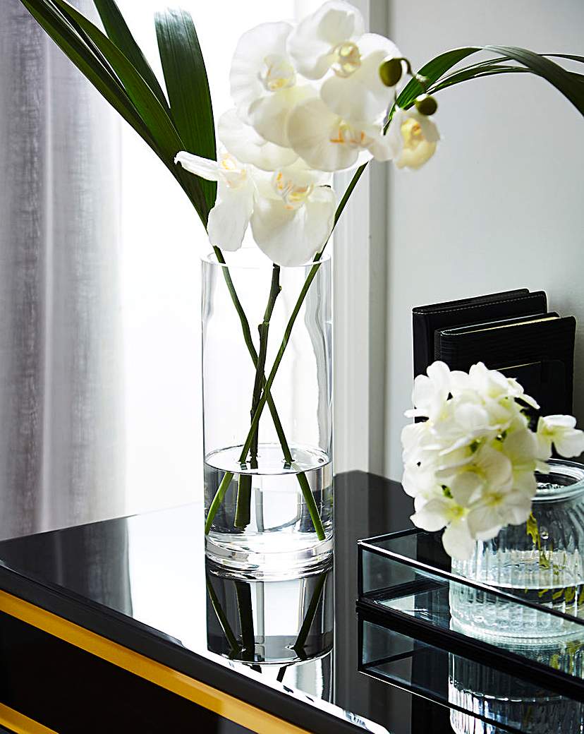 Ravenhead Clear Glass Cylinder Vase