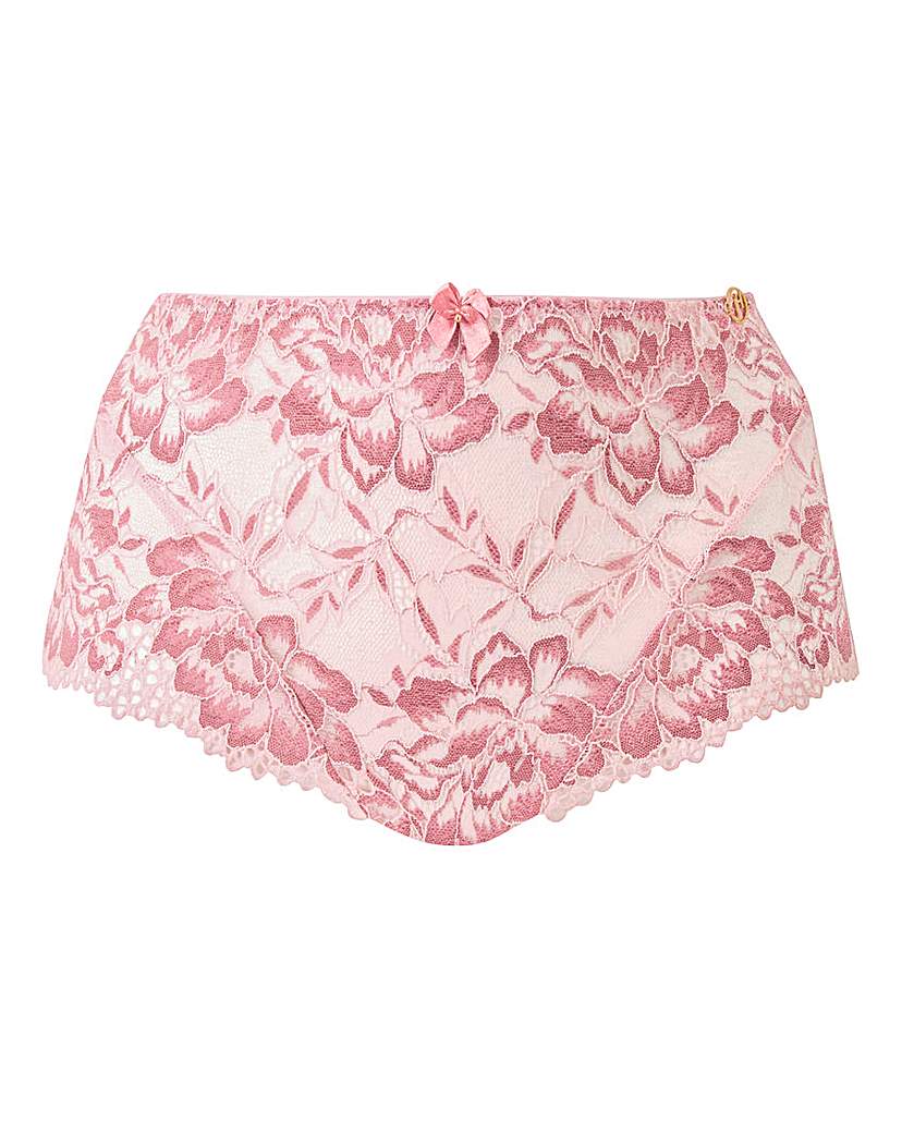 Image of Joanna Hope 2 Tone Pink Lace Deep Brief