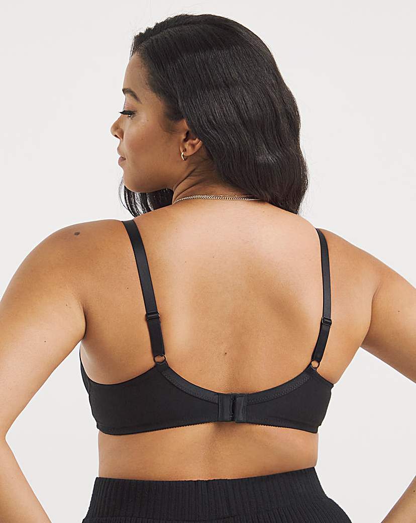 2 Pack Elana Black/White Full Cup Bras