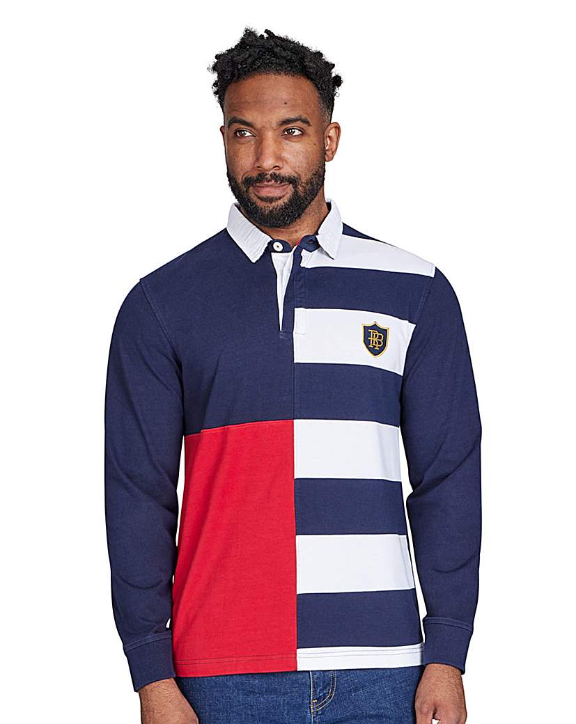 Raging Bull LS Harl Stripe Rugby