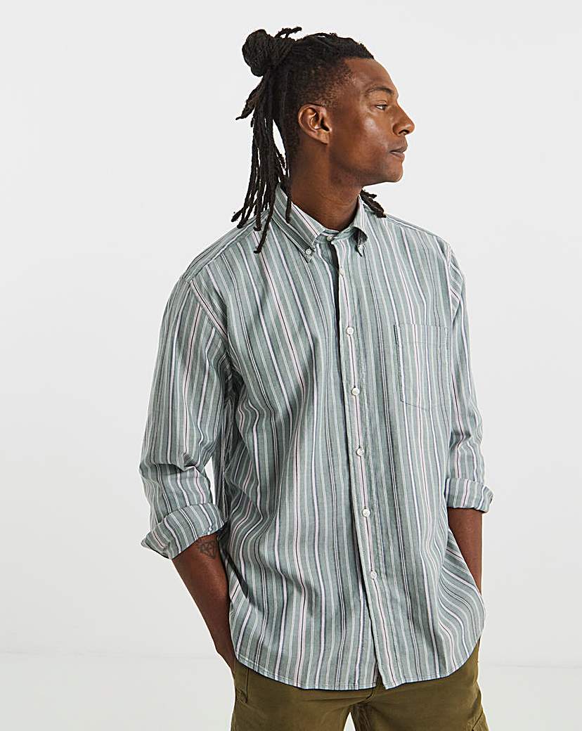 BOSS Striped Long Sleeve Shirt
