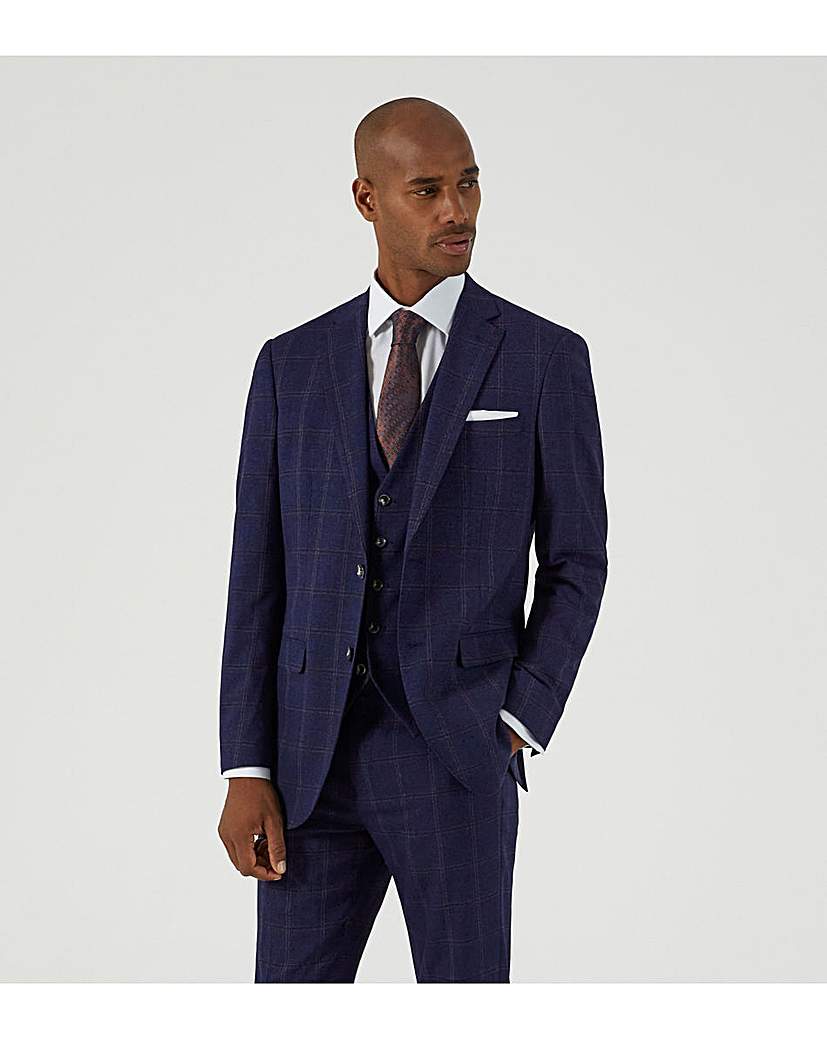 Skopes Barron Suit Jacket Blue Check