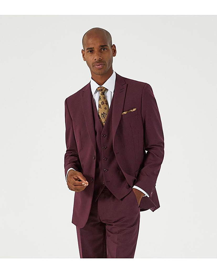 Men s Burgundy Suit Jacamo