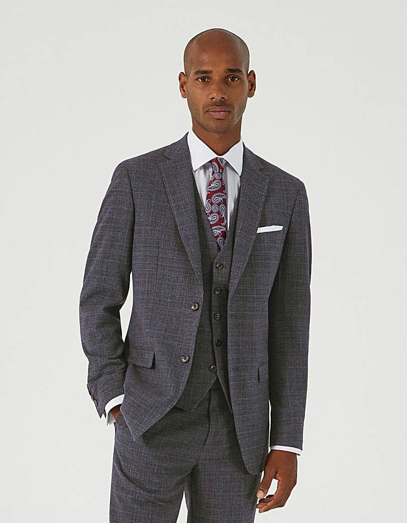 Skopes Jacob Suit Jacket Grey Check