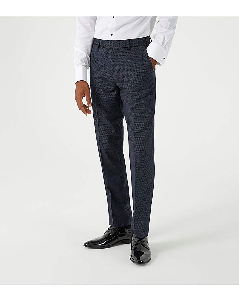 Skopes Cuba Suit Trouser Navy Diamond