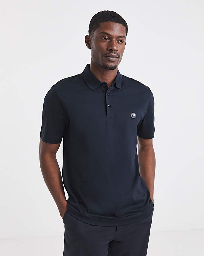 BOSS BB Metallic Logo Polo