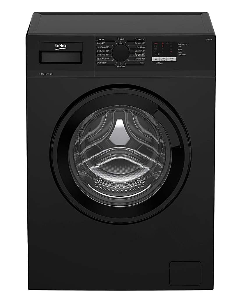 Image of Beko 7kg Washing Machine BLACK WTL74051B