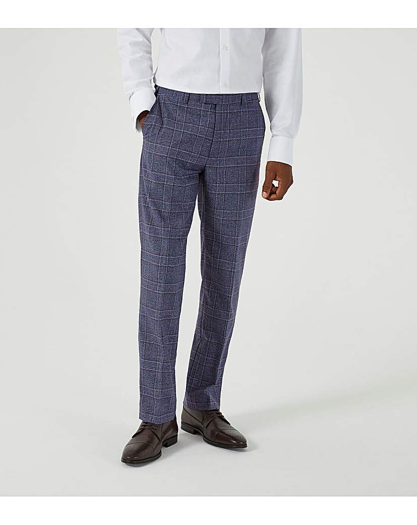 Skopes Irwin Suit Trouser Blue Check