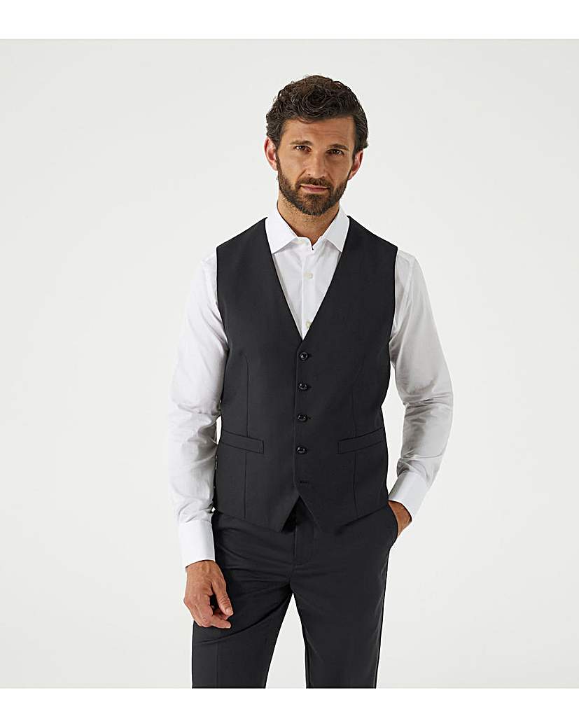 Skopes Farnham Suit Waistcoat Black