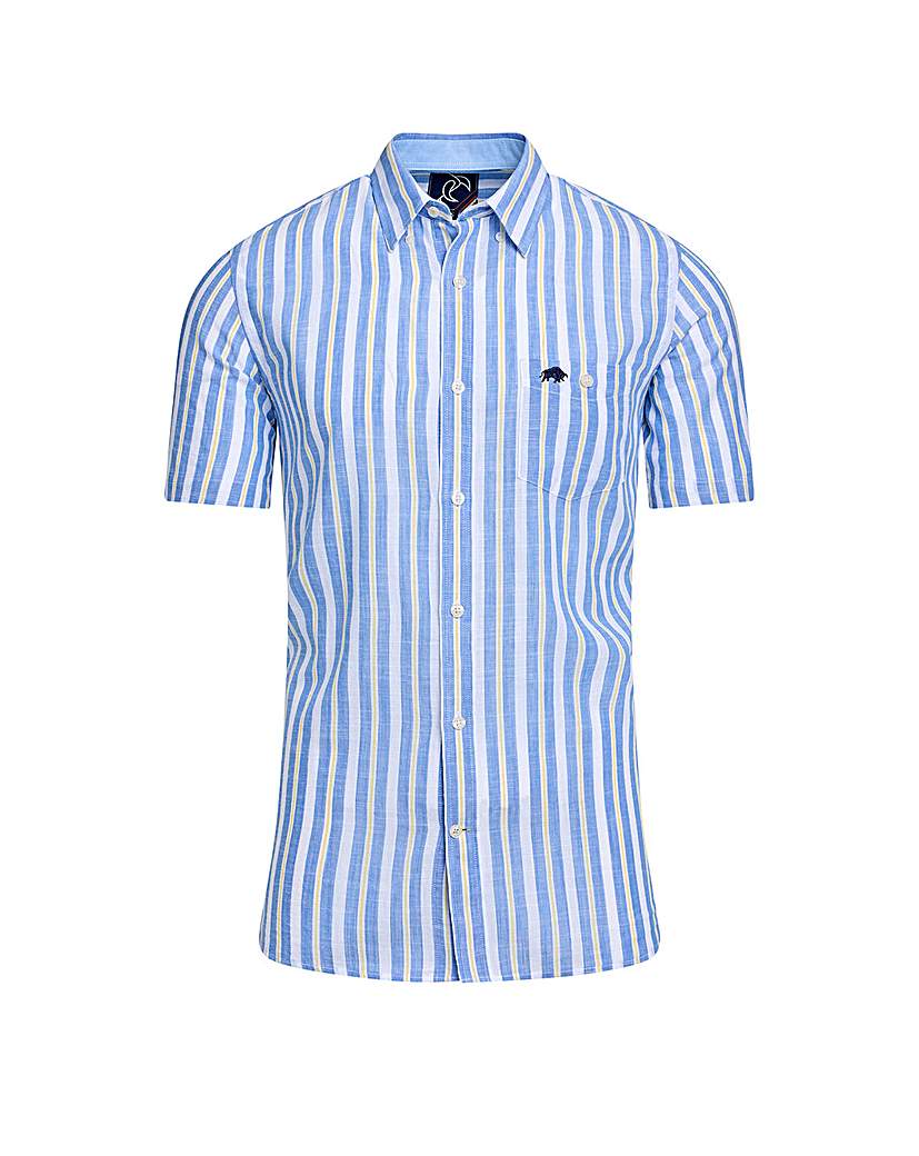 Raging Bull SS Multi Stripe Shirt