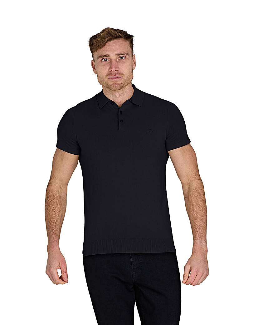 Raging Bull Short Sleeve Knitted Polo