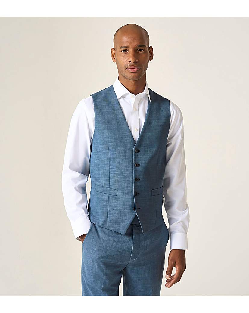 New In - Skopes Lucien Suit Waistcoat Teal