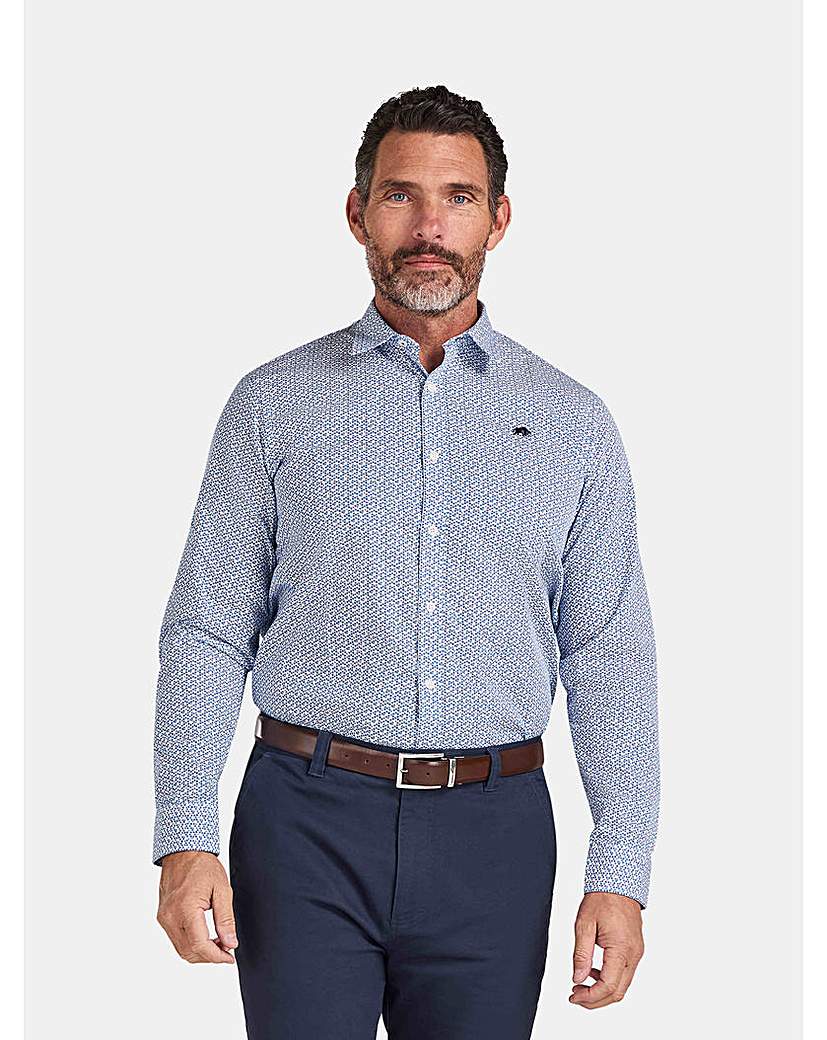 Raging Bull LS Pentagon Pattern Shirt