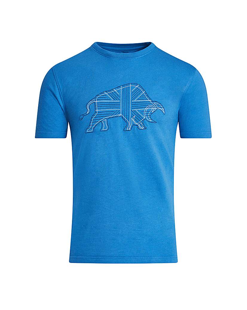 Raging Bull Stitch Embroid T-Shirt