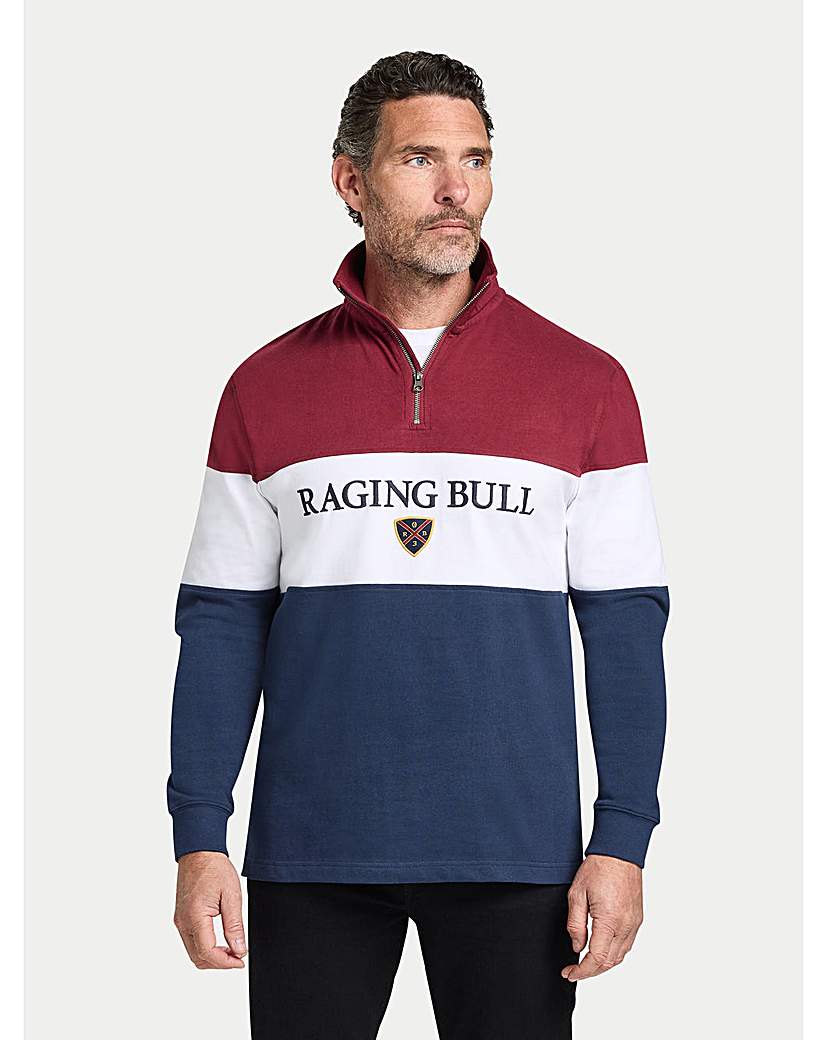 New In - Raging Bull Cut & Sew Quarter Zip