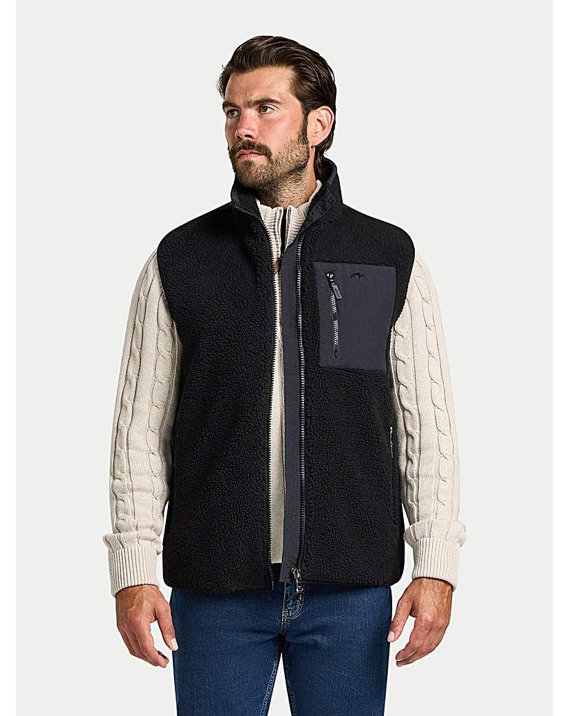 New In - Raging Bull Heavy Borg Fleece Gilet