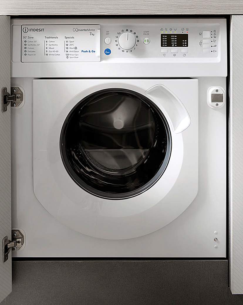 Image of Indesit BIWMIL71252UKN Washing Machine