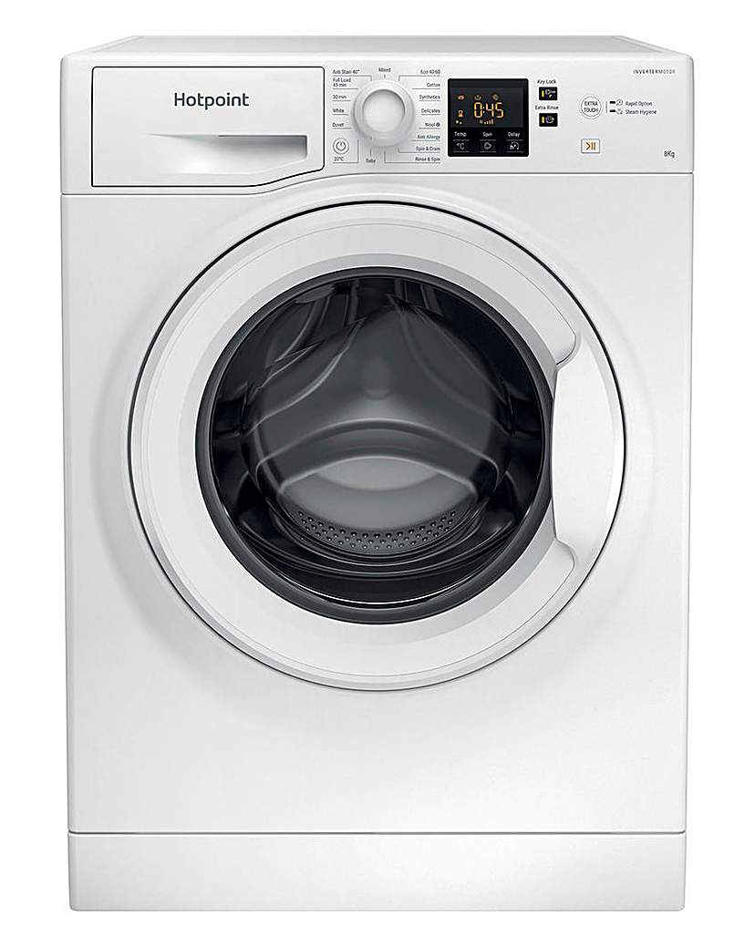 Image of HOTPOINT NSWM843CWUKN Washing Machine