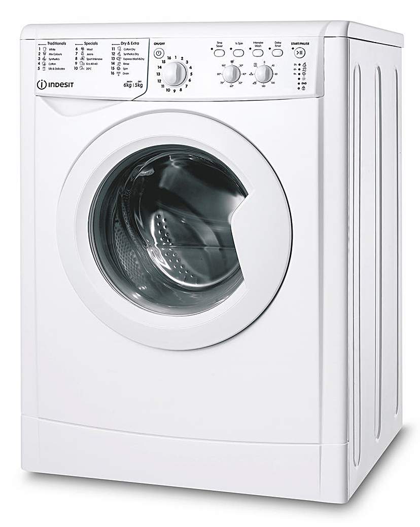INDESIT IWDC65125UKN Washer Dryer + INST