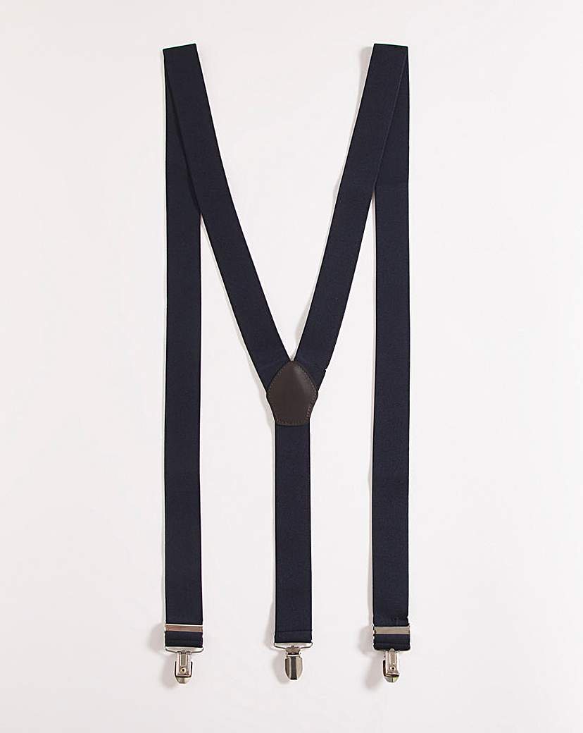 Dark Navy Classic Braces - Navy