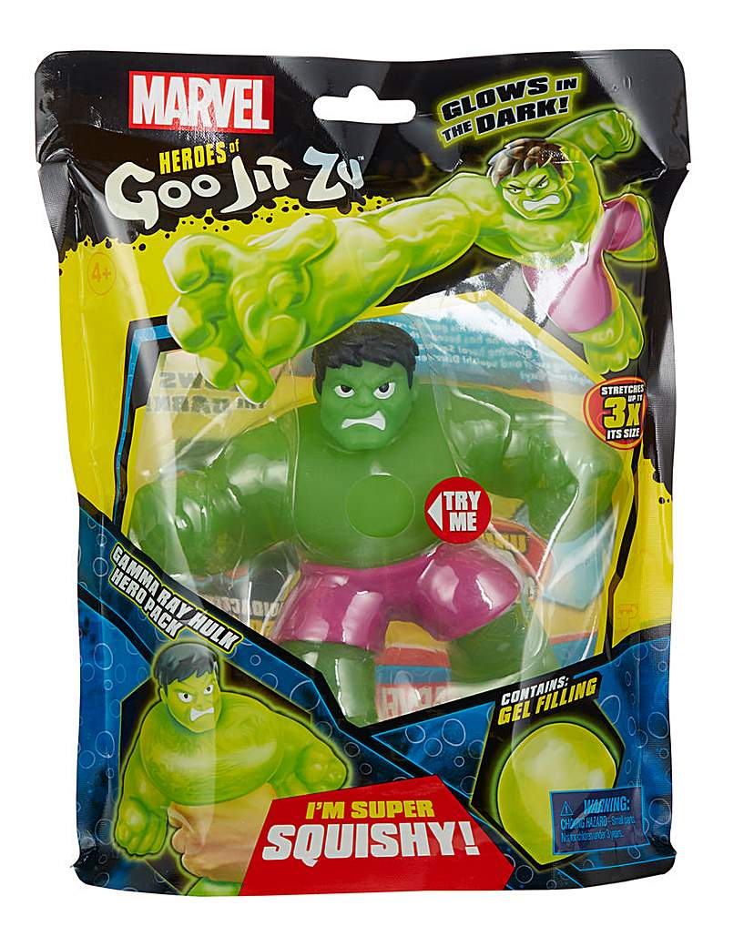 Image of Goo Jit Zu Marvel Gamma Glow Hulk