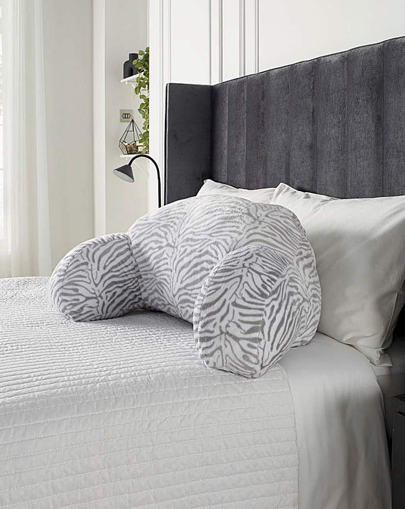 Zebra Fleece Cuddle Cushion