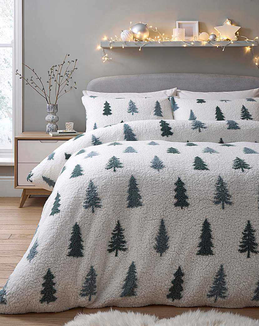 Winter Forest Cuddle Fleece Duvet Set